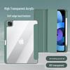 Трехстворчатый акриловый чехол для iPad Pro 11 со слотом для стилуса - Высокая прозрачность, Защита от изгиба, Кожаный дизайн для iPad Air 10-го поколения 2022 года