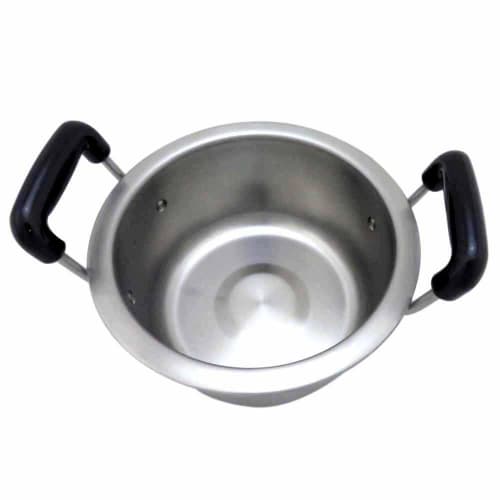 Endo Shoji TKG 36cm Double-Handled Pot, Made of Rust-Resistant, Durable, and Hygienic Stainless Steel, Induction Compatible, Outer Diameter X Depth (m