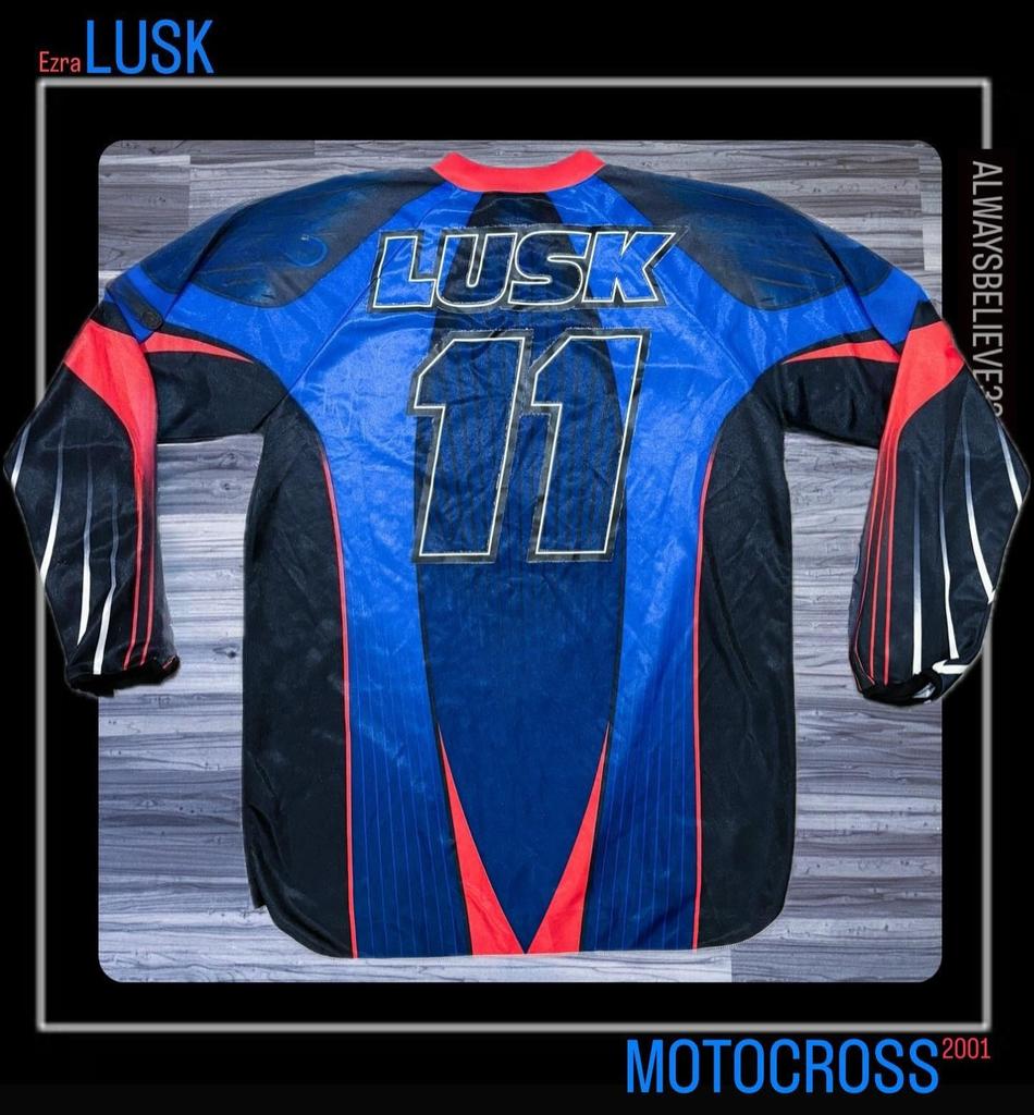 Motocross Honda Long Slevee Jersey #4 EZRA LUSK Fast Dry Breathable Racing Shirt Comfortable Off-Road Moto Top for Summer Riding ZP8