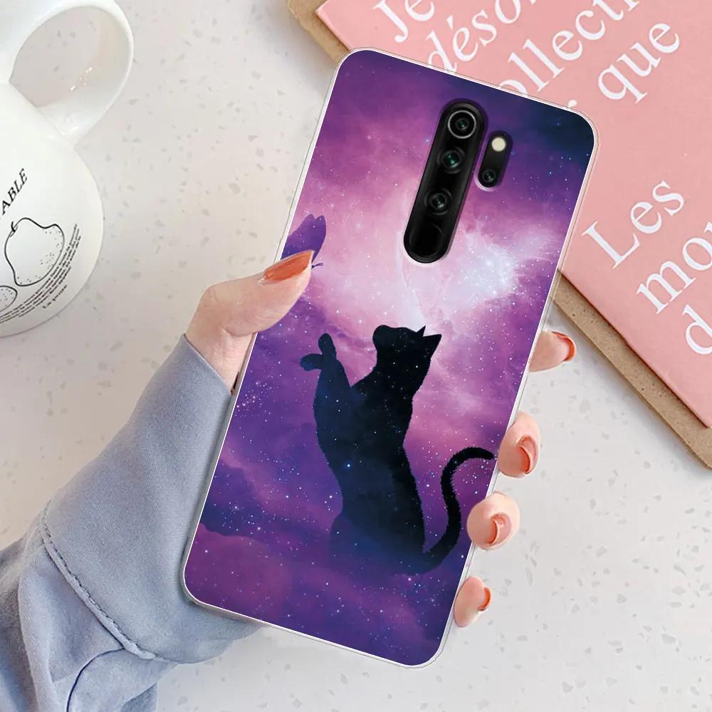 Чехол для Xiaomi Redmi Note 8 Pro Задняя крышка Новый Прозрачный Чехол для телефона Для Redmi Note8 Pro Мягкий Силиконовый Чехол Redmi Note 8 Pro Coque