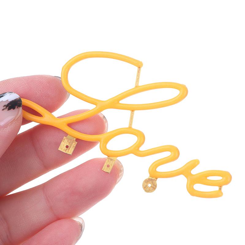 Аксессуары для лампочек Diy 3V Led Edison гибкая буква Love нить накаливания свеча диод предложение вечеринка свадьба атмосфера украшение свет