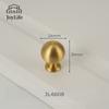 Solid Brass Knob American Cabinet Dresser Drawer Handle Modern Minimalist Wardrobe Pull Eco-Friendly Durable Single Hole