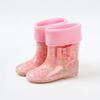 2024 Spring Fashion Classic Children's Shoes Pvc Rubber Kids Baby Cartoon Shoes Children's Water Shoes Waterproof Rain Boots