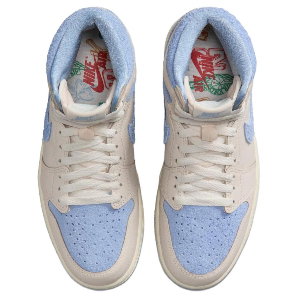 Jordan Air Jordan 1 High top Винтажные Баскетбольные Кроссовки Женские Синие FD2596-102