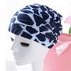 Cap Flowers Printed Nylon Turban High Elastic Swim Pool Hat Swimming Cap Diving Hat Swimming Hat