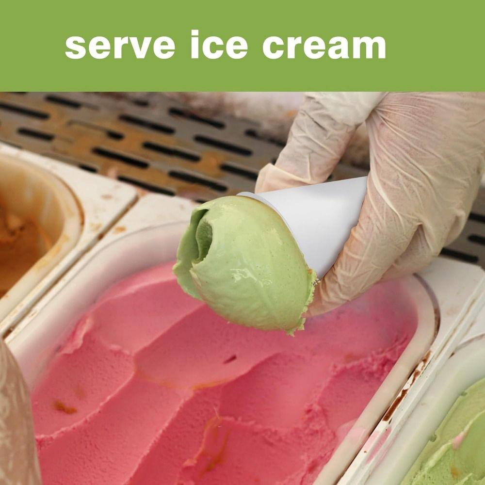 200 шт. Герметичные Белые Бумажные Конусные Стаканчики Покрытые Одноразовые Бумажные Стаканчики Премиум Стаканчики для Снежных Конусов Вода