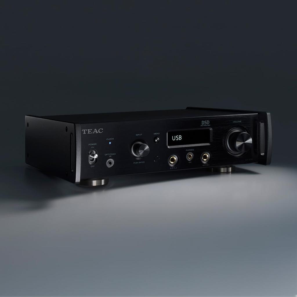 TEAC черный USB усилитель маленький UD-505-X/B ЦАП/Компактные наушники/Bluetooth/MQA/Высокое разрешение/ПК/Смартфон/Оптический вход/Сбалансированный/4,4 мм/pentaconn