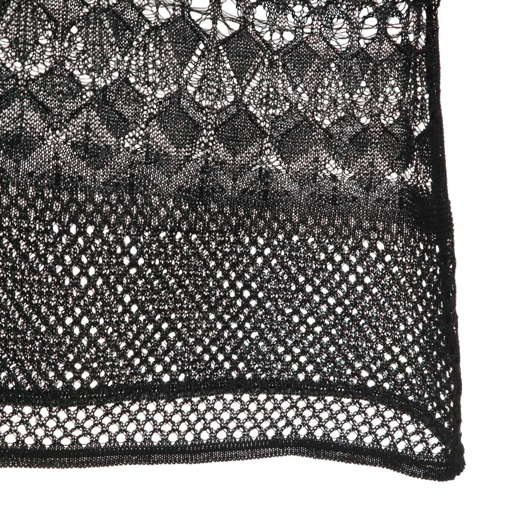 CELFORD Комбинезон с длинным рукавом, кружевной, черный, прозрачный, женский, б/у