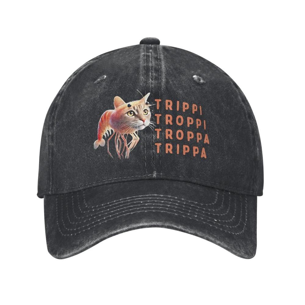 Кепка Бейсболка Trippi Troppi Кот Повседневная Кепка Траппер Хиппи для Бега Летняя Dropshipping Мужчины Женщины Кепки Бейсболки с Печатью на Заказ