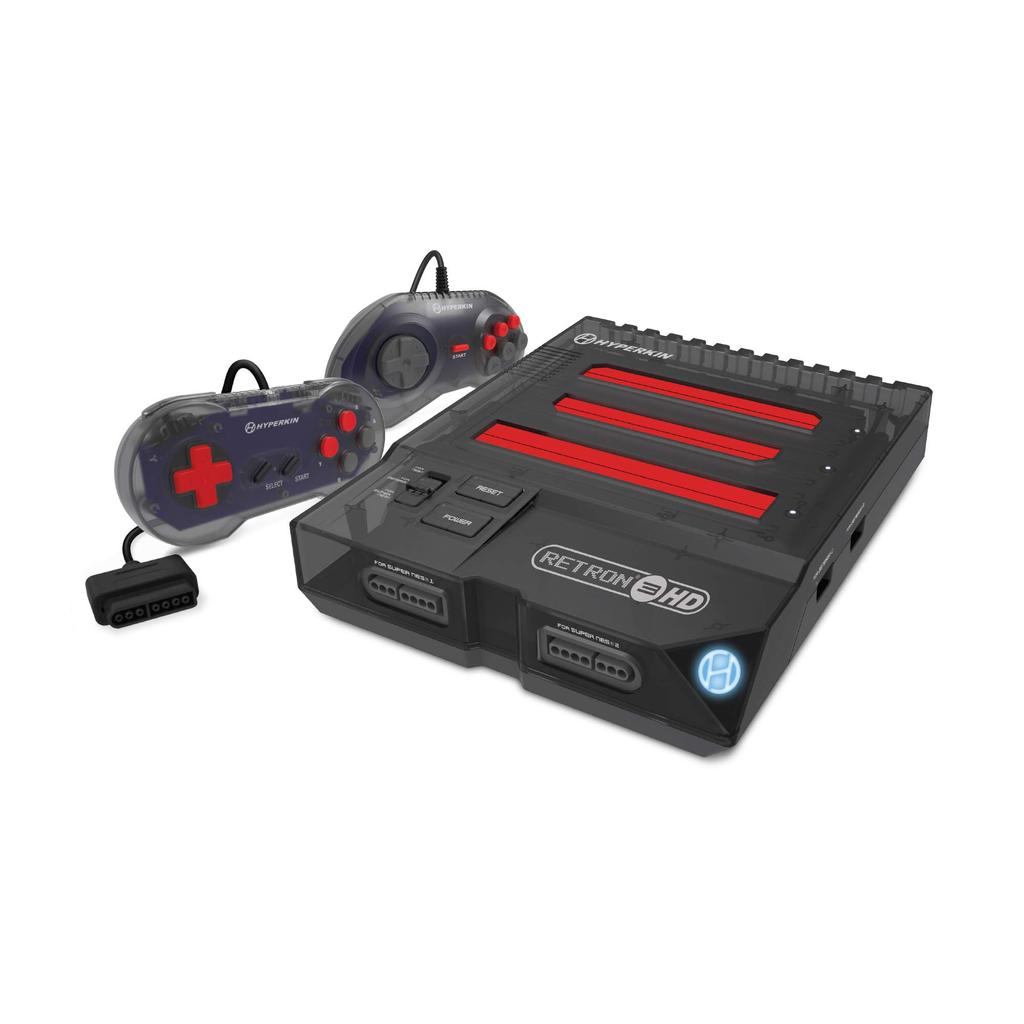 Hyperkin RetroN 3 HD 3-in-1 Retro Gaming Console for NES, Super Famicom, and Genesis/Mega Drive (Space Black) - Sega Genesis