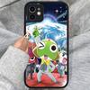 Keroro Frog Cool Gunsou Sergeant For IPhone 11 12 13 14 15 16 Pro Max Plus Matte Translucent Phone Cover
