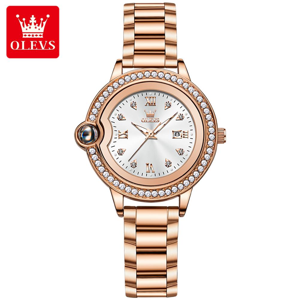OLEVS 5588 Брендовые Часы Модные Часы Reloj Элегантные Подарки Женские Классические Водонепроницаемые Кварцевые Женские Часы