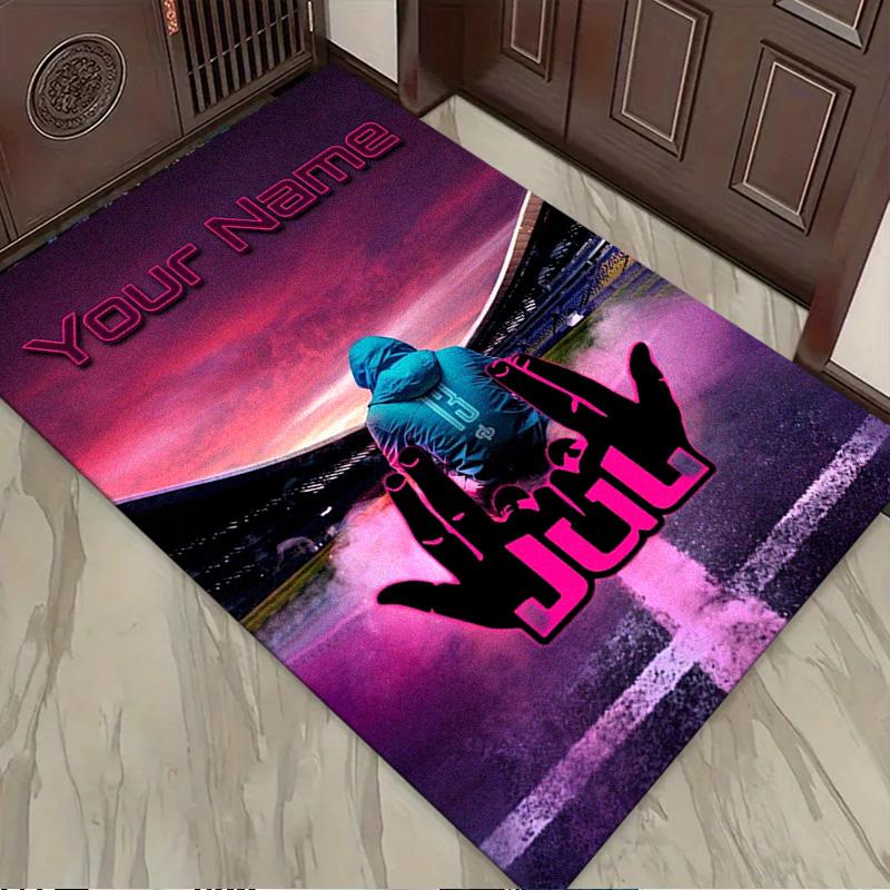 Name Custom Jul album Carpet Rug for Living Room Bedroom Home Sofa Decoration,Kids play Non-slip Floor Mat