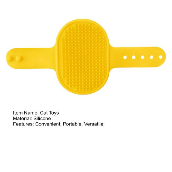 Cat Face Scratcher Brush Wall Corner Self-Cleaning Glove Massage Tool Cat Gentle Silicone Comb Teeth Easy To Install Cat Hair Removal for Kitten