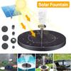 Outdoor Solar Power Water Fountain Pump Energy-saving Plants Watering Kit Floating Panel Pool For Bird Bath, Garden, Yard, Small Pool Pond Decoration