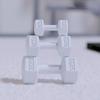 3 dona, Miniatyura Kettle Bell, Miniatyura Shtanga, Mikro Landshaft Dekori, DIY, Yoqimli Mini Gantellar