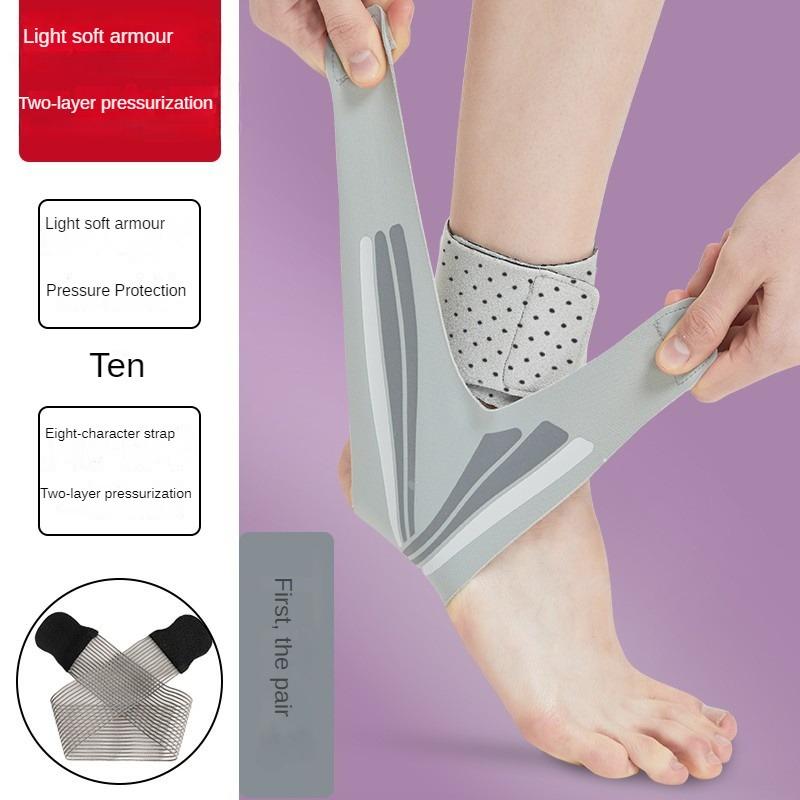Спортивный бандаж на лодыжку Ультратонкий женский анти-растяжение стопы Фиксированная реабилитационная лодыжка Тонкая лодыжка вывихнутый сустав Баскетбольный бег для мужчин