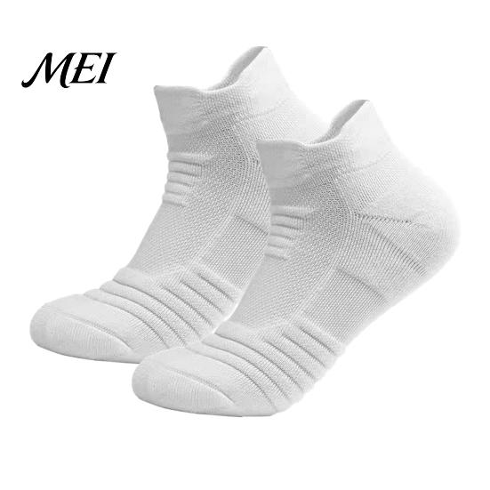 Foot Protection Sport Socks Men Sports Socks, Athletic Cushioned Crew for Running Basketball High Compression Training And Outdoor Training,