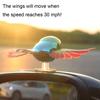 Flying Bird Car Ornament Motorcycle Exclusive Model Flapping Wings Motion Decor for Dashboard Creative Auto Accessory