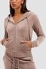 Juicy Couture Ciemno-Beżowa Bluza Damska Robertson Hoodie M