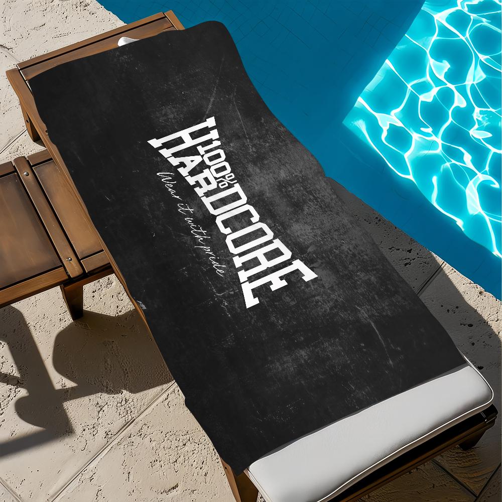 Fashion 100 H-Hardcore Towel Beach Bath Quick-Drying Lightweight Portable Sauna Camping Swim Pool Travel