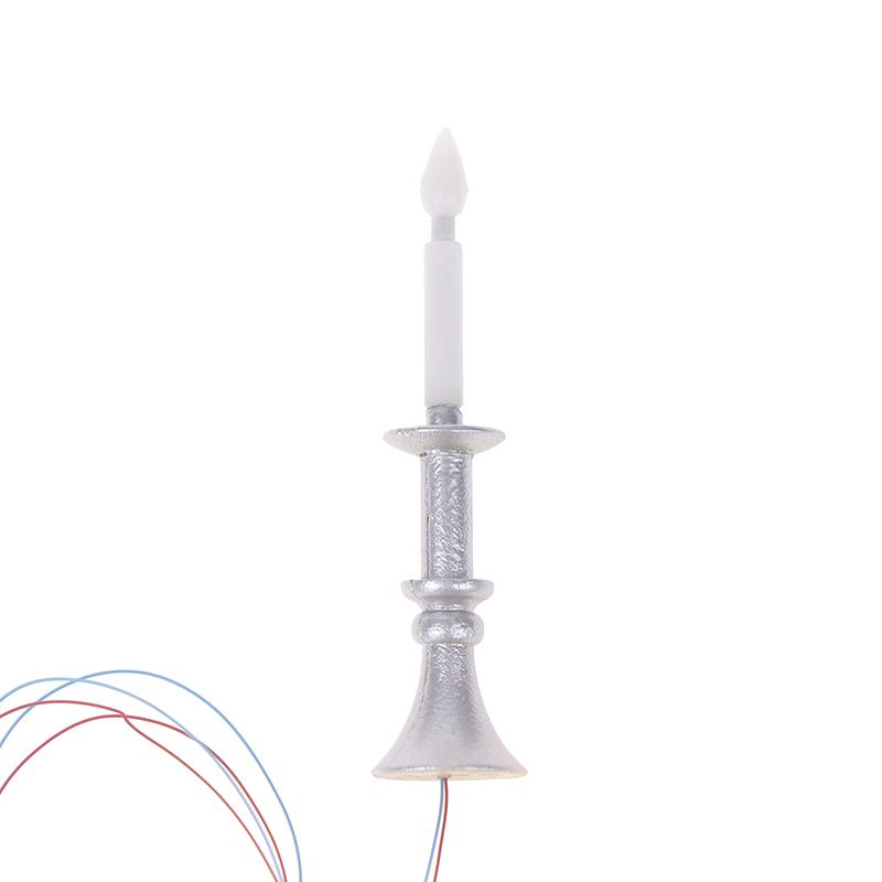 Миниатюрный кукольный домик, свеча, настольная лампа, мини светодиодное освещение, украшение для дома, кукольная мебель, игрушка, может быть ярким