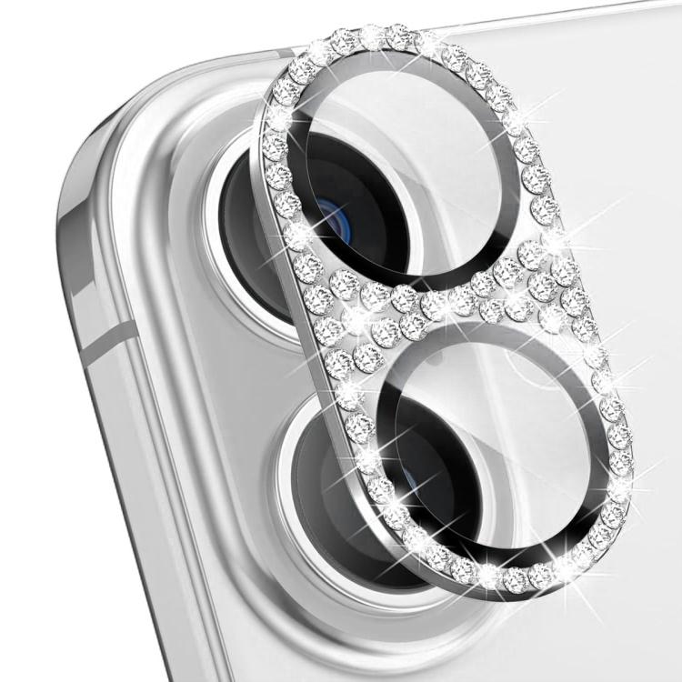 Hat-Prince Blink Diamond Алюминиевый сплав Пленка из закаленного стекла для объектива камеры iPhone 17 Pro Max, Защита объектива HD от царапин