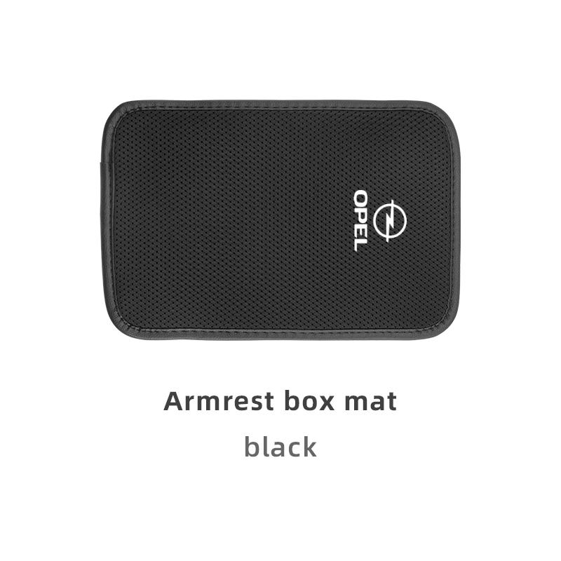Car Armrest Box Pad Ice Silk Arm Rest Cover Soft Cushion For Opel Astra Grandland Corsa Mokka Frontera Insignia Zafira Vivaro  JS9