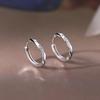 2023 New High-End 925 Sterling Silver Hoop Earrings: Stylish, Elegant, Light Luxury Design for Women