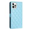 Quilted Pattern Faux Leather Wallet Case for iPhone 7 8 XS 11 12 13 14 15 16 17 Series, 360° Protection with Card Slots & Stand