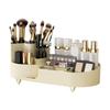 Makeup Storage Organizer Large Capacity Perforation Free Rotatable Partition Cosmetic Storage Box