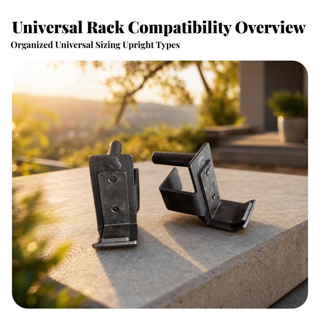 Barbell Safety Hooks Secure Power Rack J-Hooks Stable