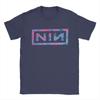 Nine Inch Nails NIN Мужская хлопковая футболка Забавная футболка с коротким рукавом и круглым вырезом Женская футболка из чистого хлопка Идея для подарка Одежда