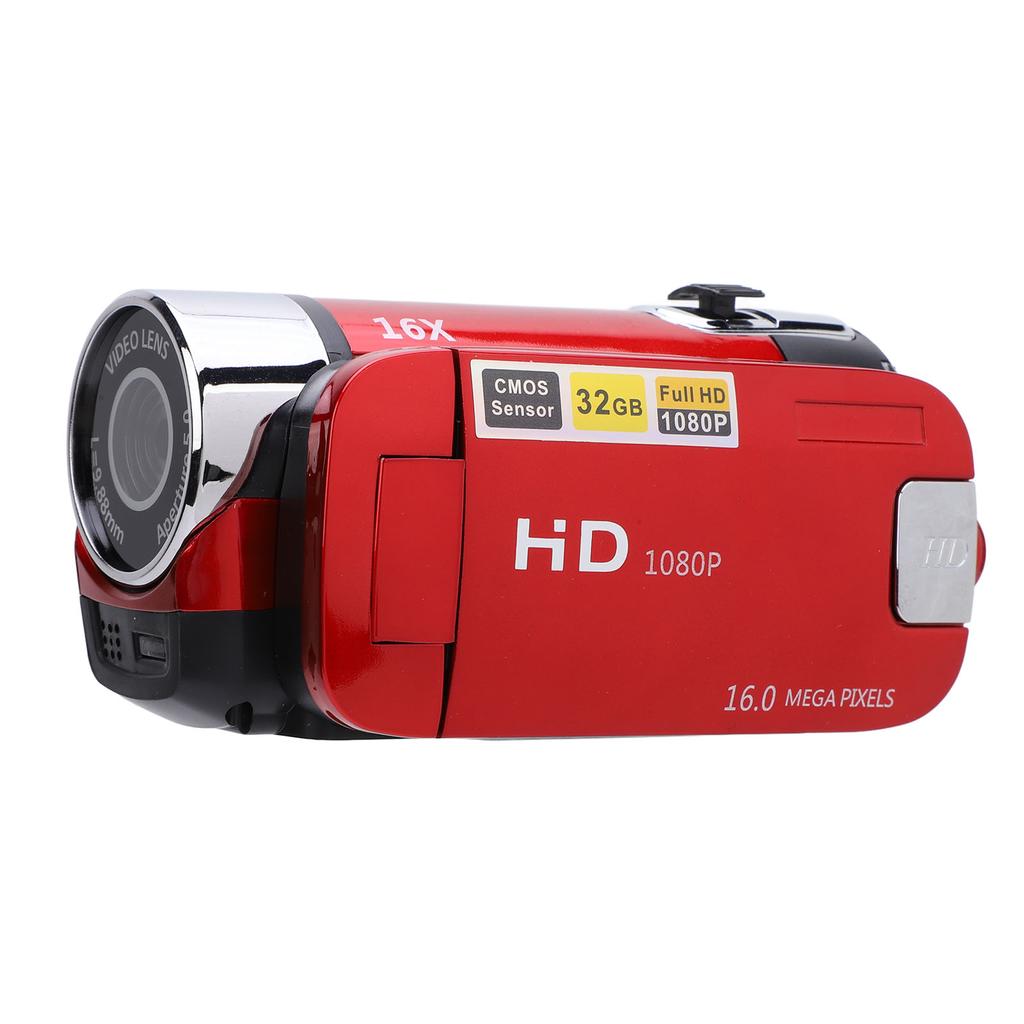 Video Camera Camcorder 16MP 1080P HD 16X Digital Zoom 2.4 Inch Rotation Screen Digital Video Recorde
