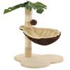 VidaXL Cat Tree with Sisal Scratching Post 50 Cm Beige and Brown