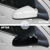 Для Opel Vauxhall Astra H MK5 2004-2009 J MK6 2010-2013 ABS Накладка на боковое зеркало автомобиля Колпачок крыла Накладка на внешнюю дверь Клейкая наклейка