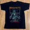 Винтажная футболка Megadeth 'Holy Wars', Унисекс Черная Хлопковая Футболка, Размер S-5XL Унисекс Футболка