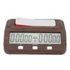 Chess Clock Count Up Down Professional Competition Audible Alarm Function Wood Appearance Portable