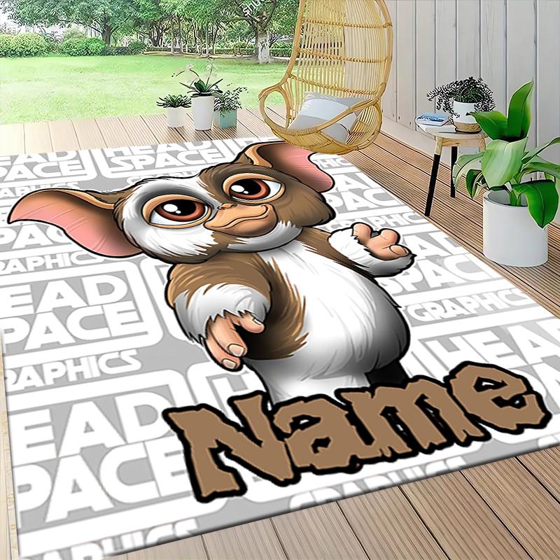 Custom Name Creativity Carpet Rug Customizable Soft Washable Anti-Slip Home Living Room Sofa Mats Personalized Rug. 0909113