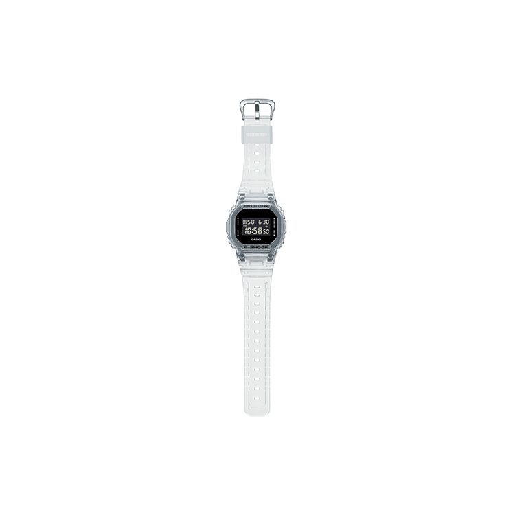 Casio Серия G-Squad G-Shock Прозрачный Ледяной Прочный Ограниченная Серия Подарочная Коробка Ударопрочный Водонепроницаемый Кварцевый Механизм Ремешок из Смолы DW-5600SKE-7PR