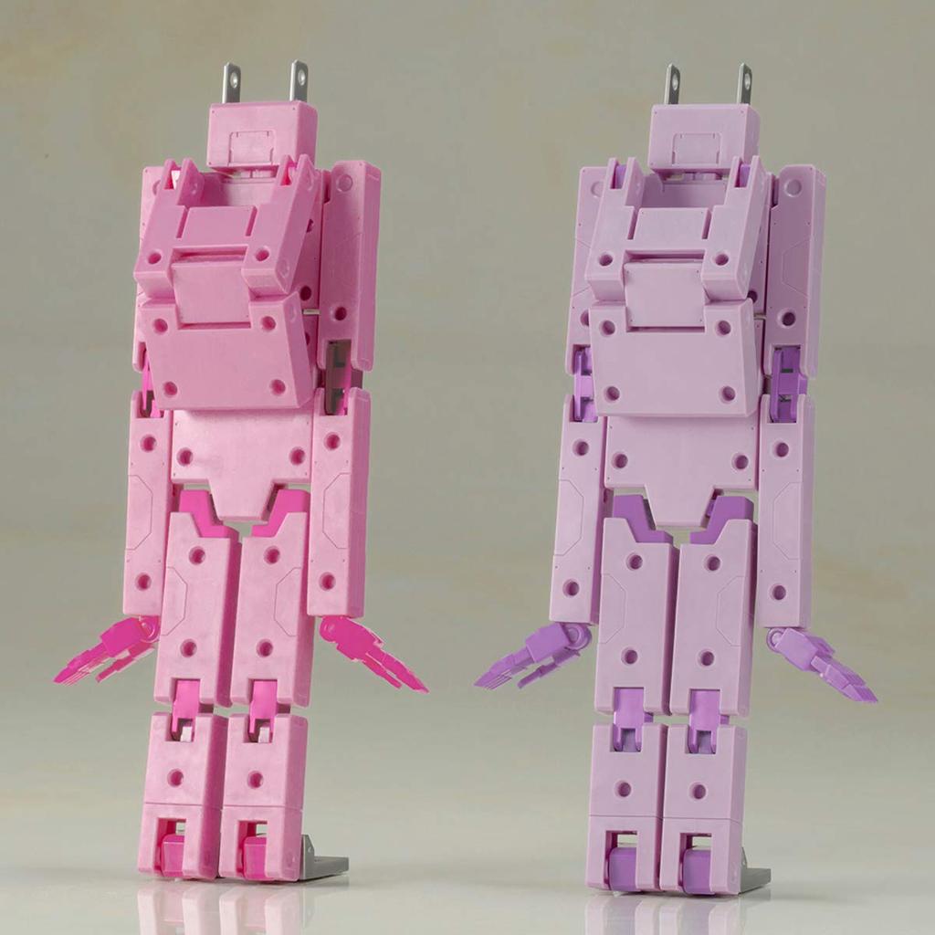 Frame Arms Girl MATERIA WHITE MATERIA BLACK Height 180mm NON Scale Plastic Model Charging-kun & Ver.