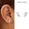 Pave Climber 925 Silver Stud Earrings E058-09H