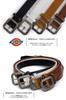 Мужской ремень Dickies, ширина 35 мм, искусственная кожа, повседневный ремень, коричневый