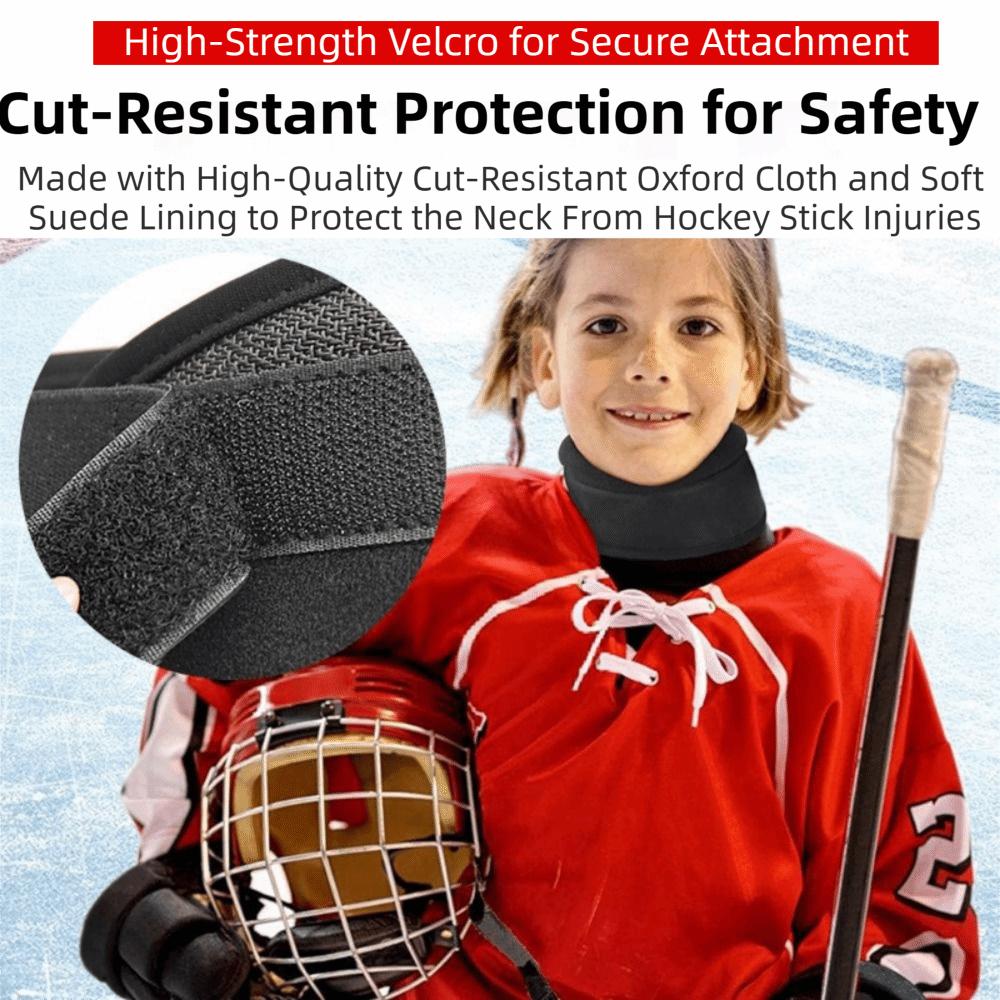 Lightweight Ice Hockey Neck Guard Portable Neckguard Protect Throat Protection Band Outdoor Sports