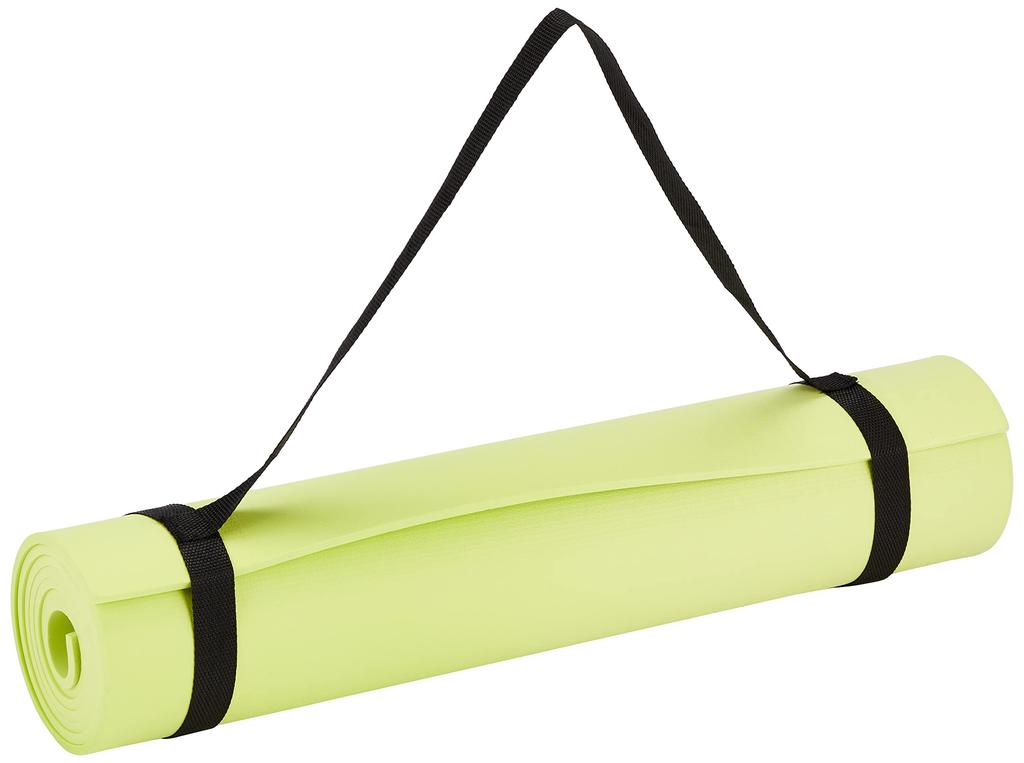 NatuRani Lightweight Yoga 6mm Lemon Mat, Thick, NR-2433,