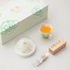Elegant Light Green Gradient Ceramic Tea & Aroma Gift Set