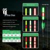 Luminous Long Cast Shore Fishing Rod with Thickened Dual-Use Electronic Float for Day/Night, Ideal for Giant Fish like Silver Carp and Bighead.