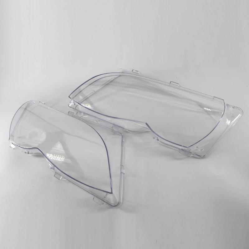 Крышки линз фар автомобиля для BMW 3 серии E46 318i 320i 325i 4 двери седан 2002-2005 Крышка лампы фары