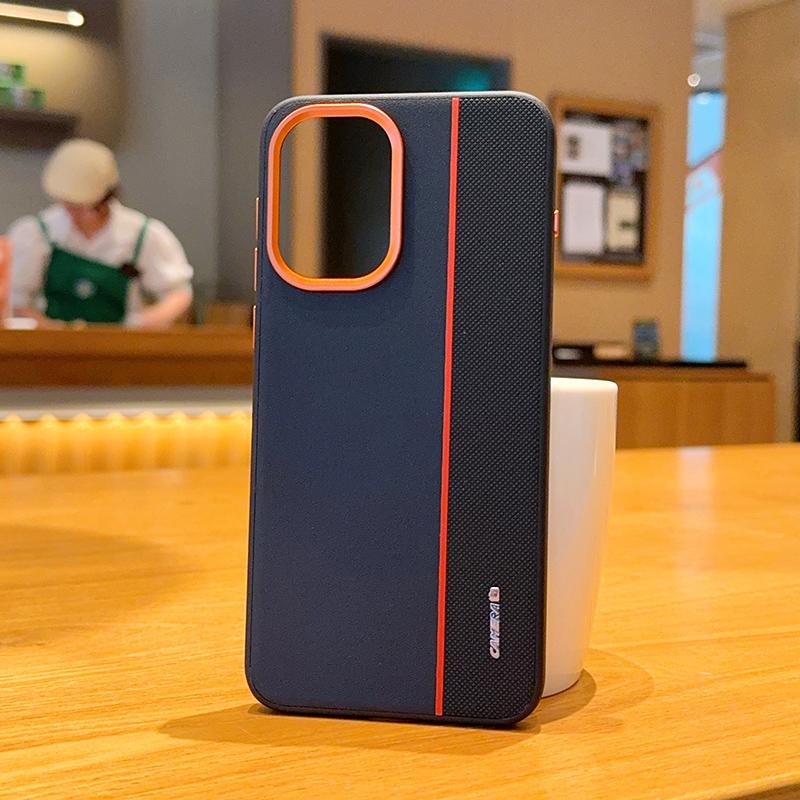 Чехол для OnePlus Ace6 Индивидуальные металлические клавиши Различные текстуры кожи Хороший захват Модный чехол
