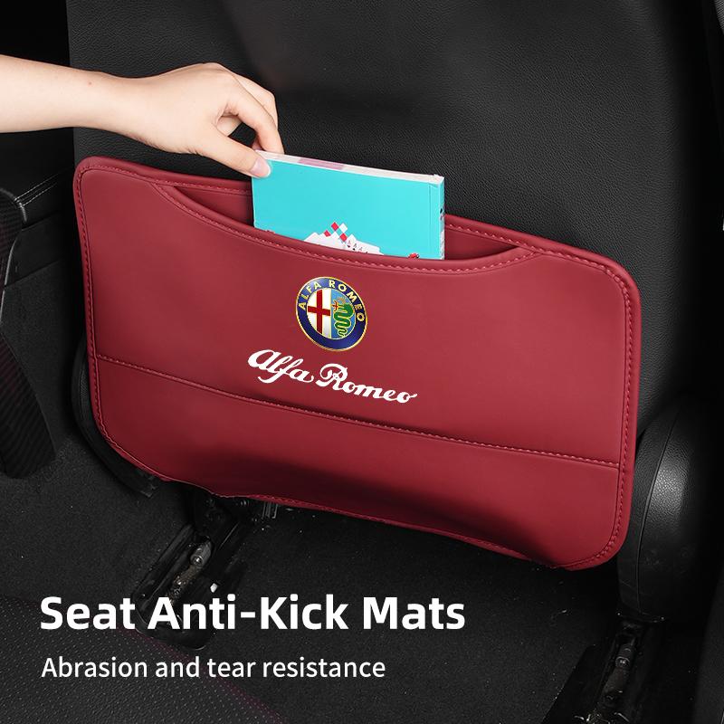 Car Stickers For Alfa Romeo Car Seat Back Anti Kick Pad Child Anti-Scratch Protective Mat For Alfa Romeo 159 Giulietta 156 147 G